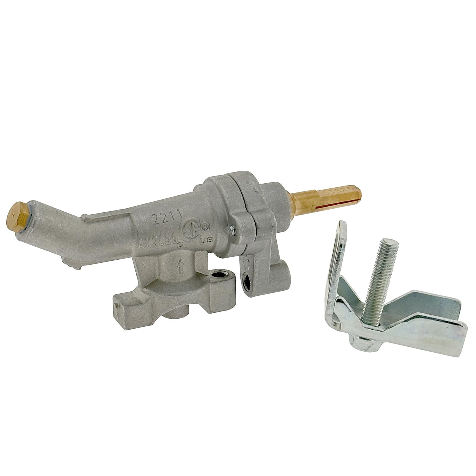 ORIGPARTS valve installed in Weber manifold demonstrating restored burner control and safety