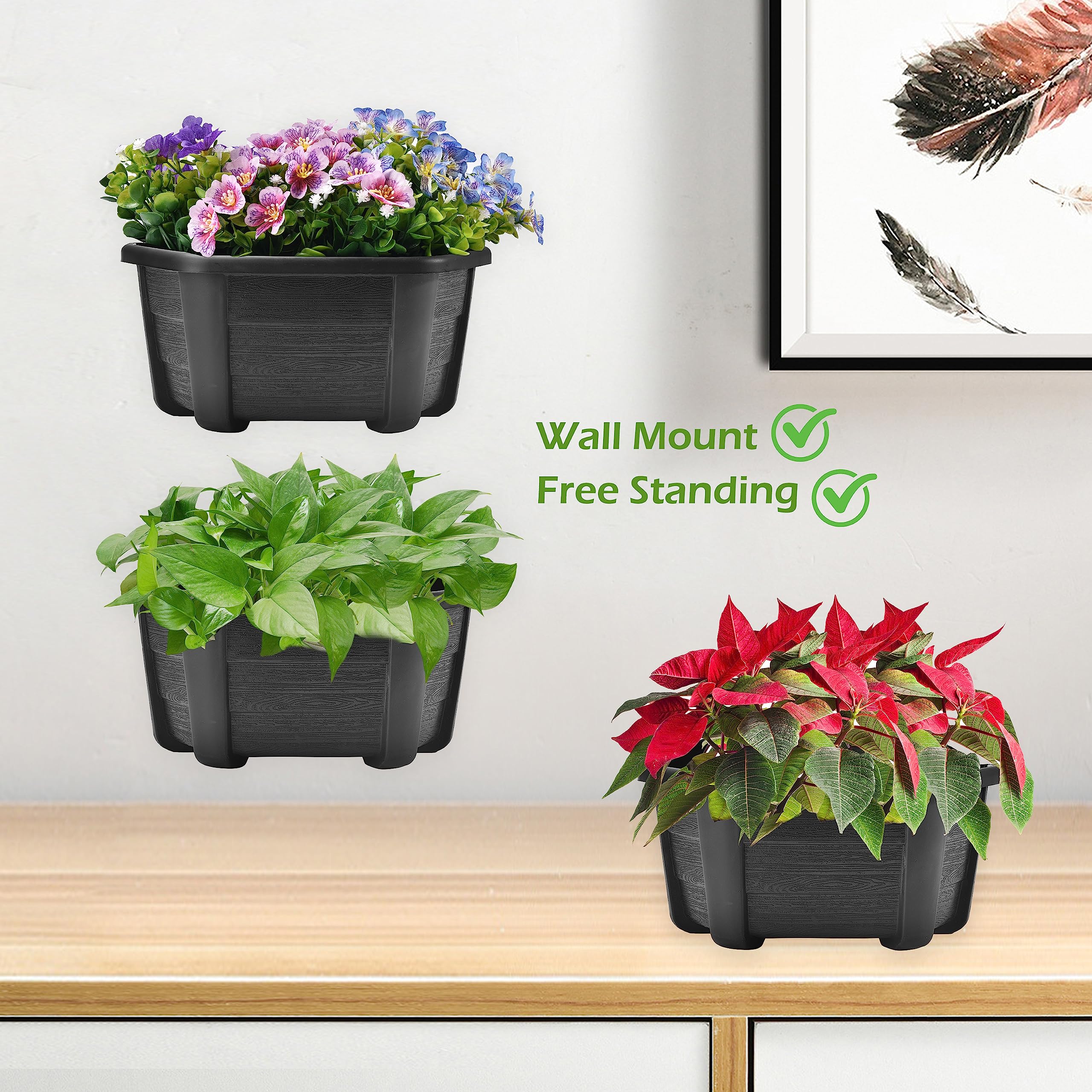 ORIMERC hanging on balcony rail illustrating space-saving outdoor planting