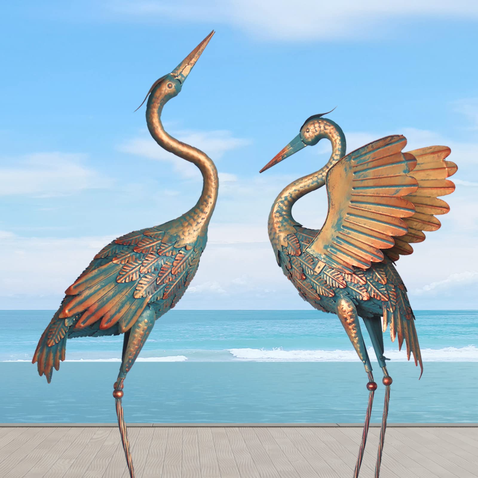 Oritty close-up of feather detailing and hand-painted finish benefit realistic texture