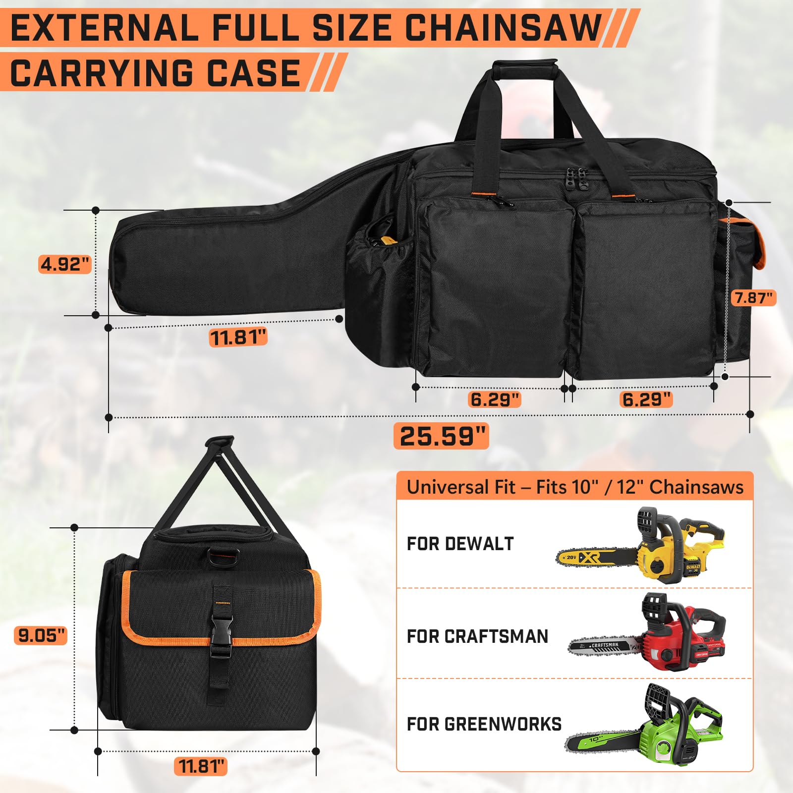 ORKELS open interior showing padded compartment and organized tool pockets