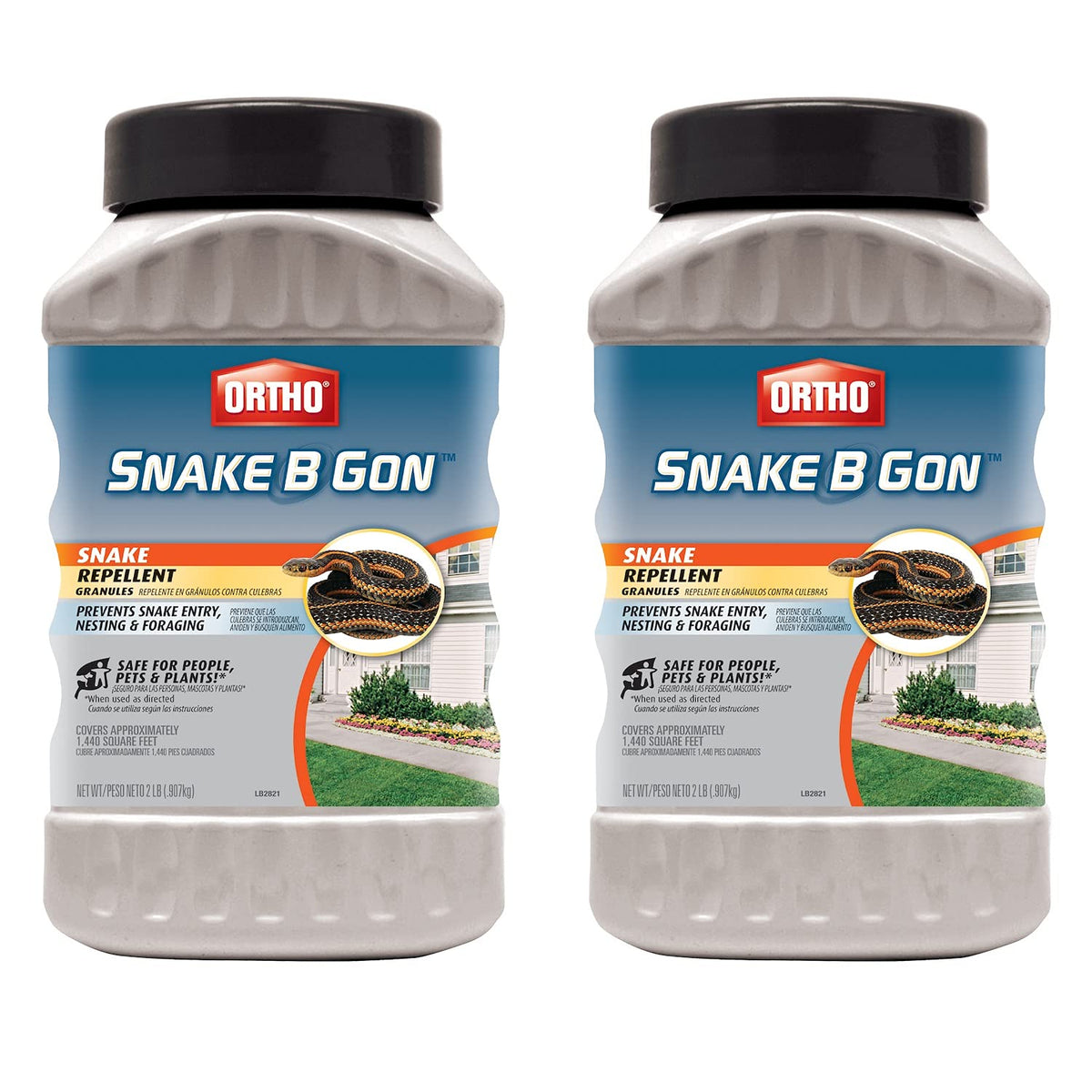 Ortho front bottle view showing product and easy application benefit