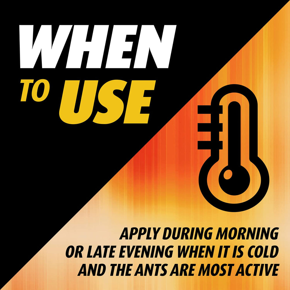 Ortho product label close-up showing application instructions