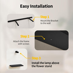 Orvado magnetic rechargeable LED light attached under shelf delivering focused plant illumination