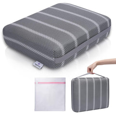 OS OMYSTYLE front view showing pillow shape and fit for comfort