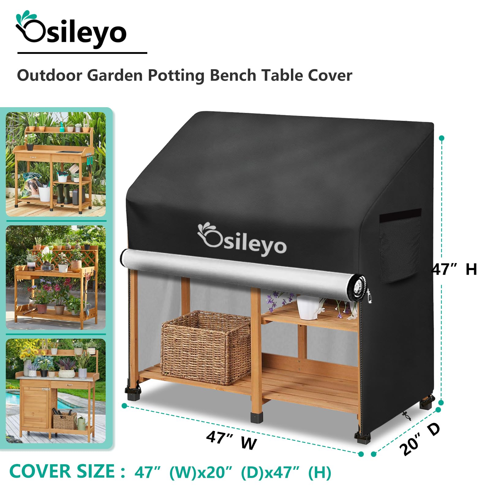 Osileyo close-up of 600D oxford fabric texture highlighting durability and water resistance