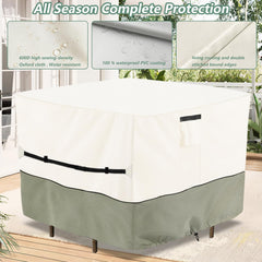 Osileyo side fasteners and drawstrings securing cover against wind