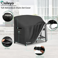 Osileyo side handles and drawstring detail for easy installation and secure fit
