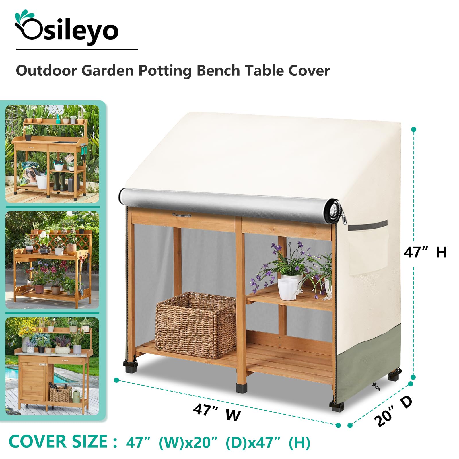 Osileyo split zipper detail enabling quick access without removal