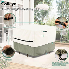 Osileyo storage bag and folded cover for neat compact off-season storage