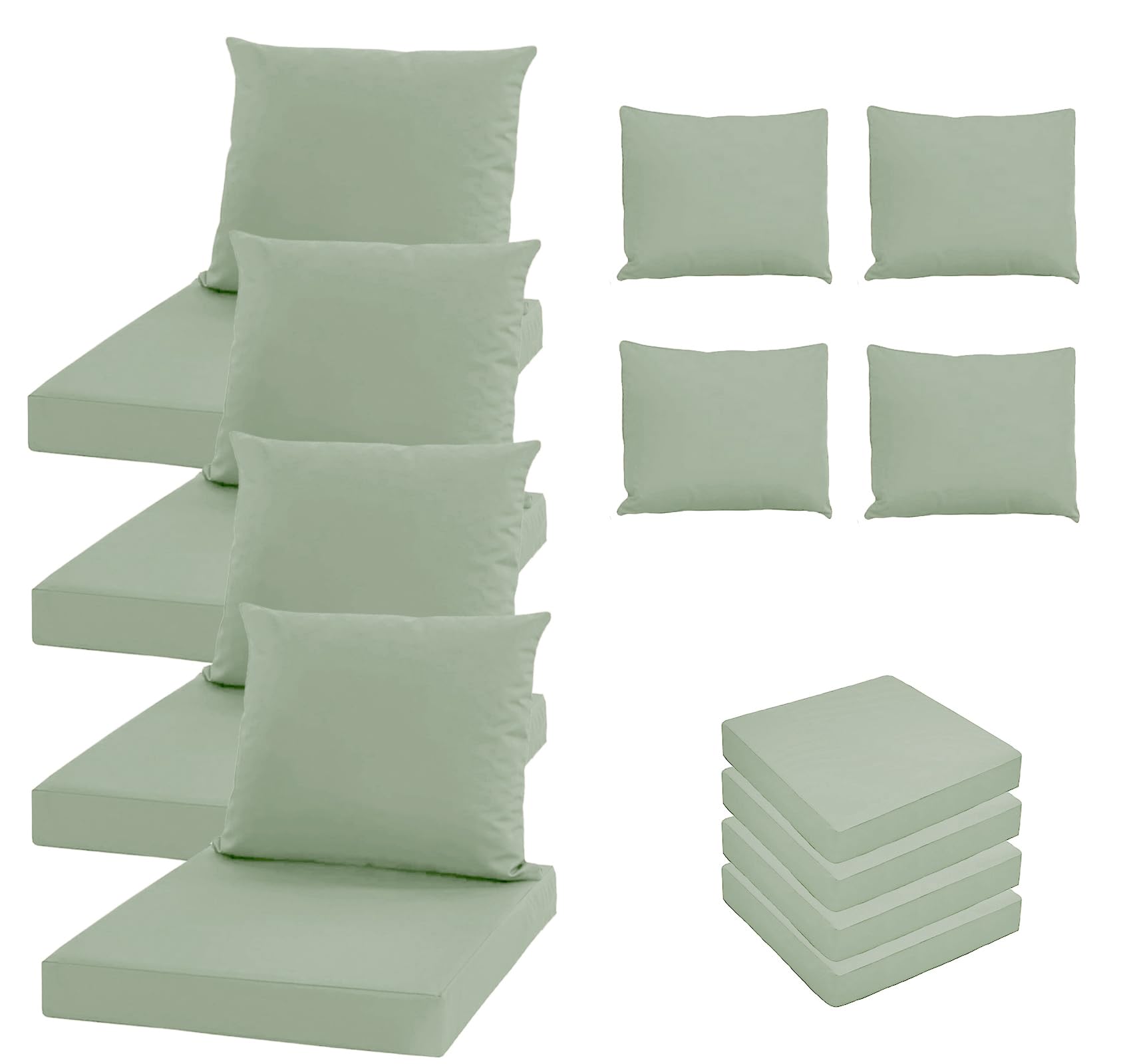 Oslimea front view bean green covers refreshing outdoor seating