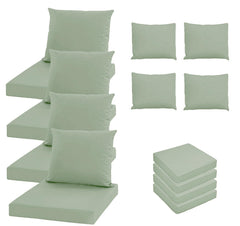 Oslimea front view bean green covers refreshing outdoor seating