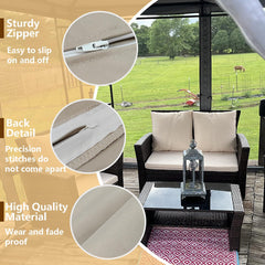 Oslimea seat cover installed on patio chair for quick style update