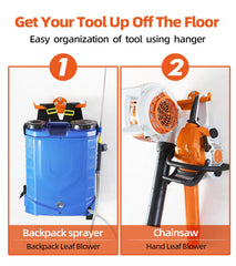 OSROENE bracket holding blower to show scale and secure support benefit
