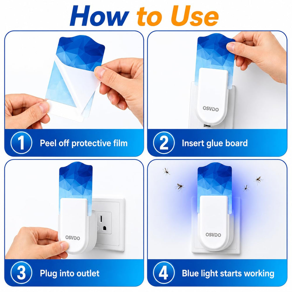 osvdo lifestyle countertop scene showing quiet, odor-free insect control