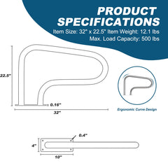 Oswerpon baseplate with expansion bolts showing sturdy anchored support