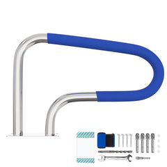 Oswerpon front view of installed pool rail showing secure entry benefit