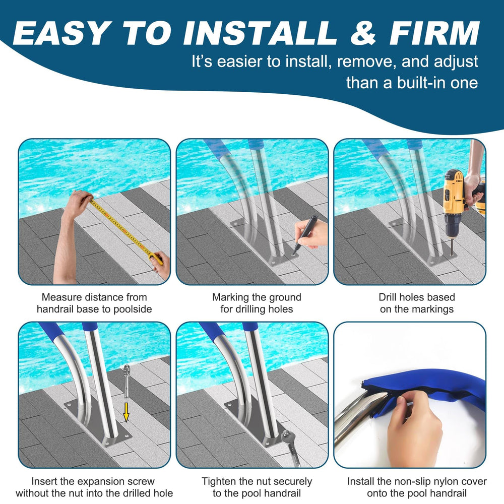 Oswerpon inflatable float hammock in pool showing added relaxation