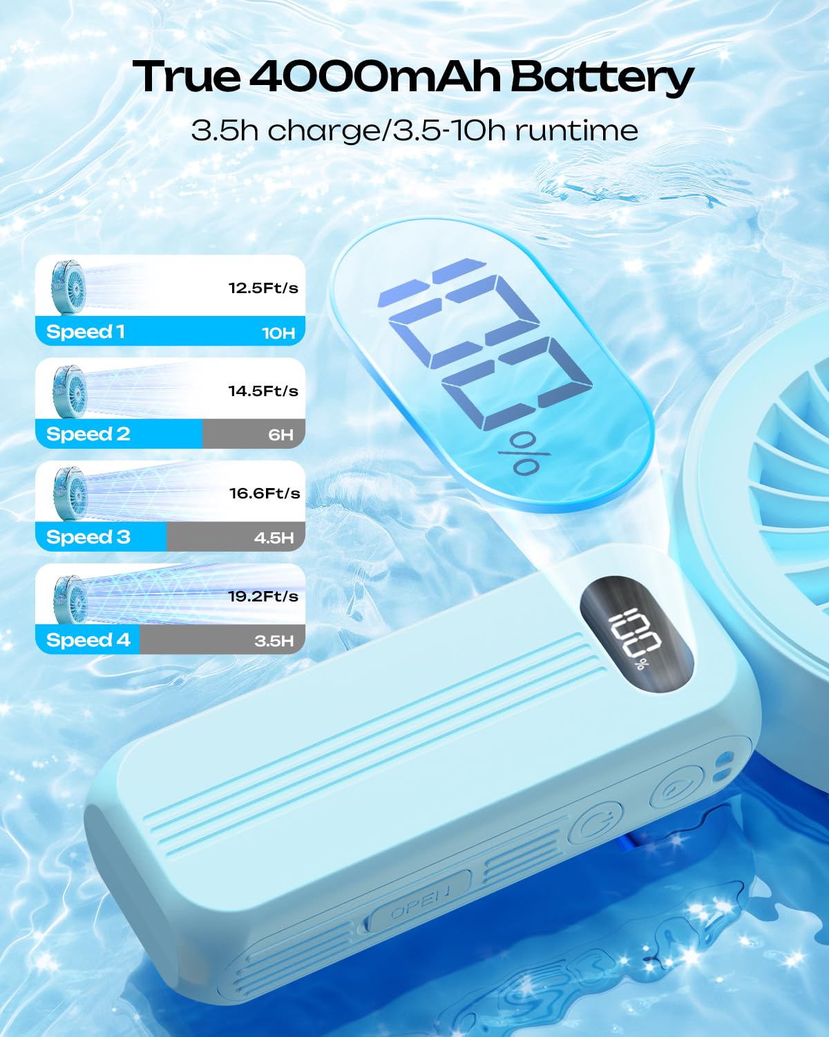 Otlonpe in hand usage demonstrating handheld comfort and targeted cooling