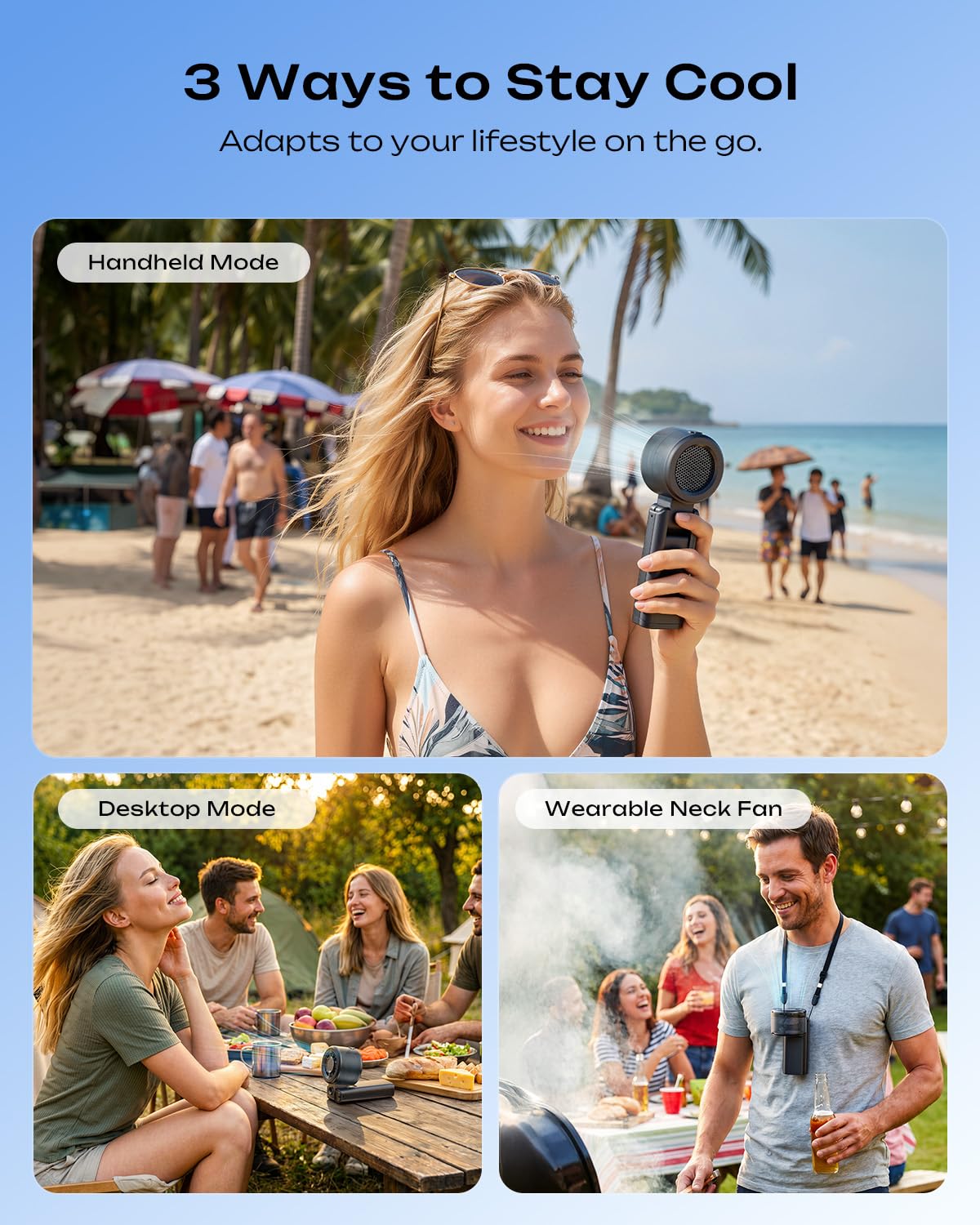 Otlonpe packed in a purse for travel-ready portable cooling