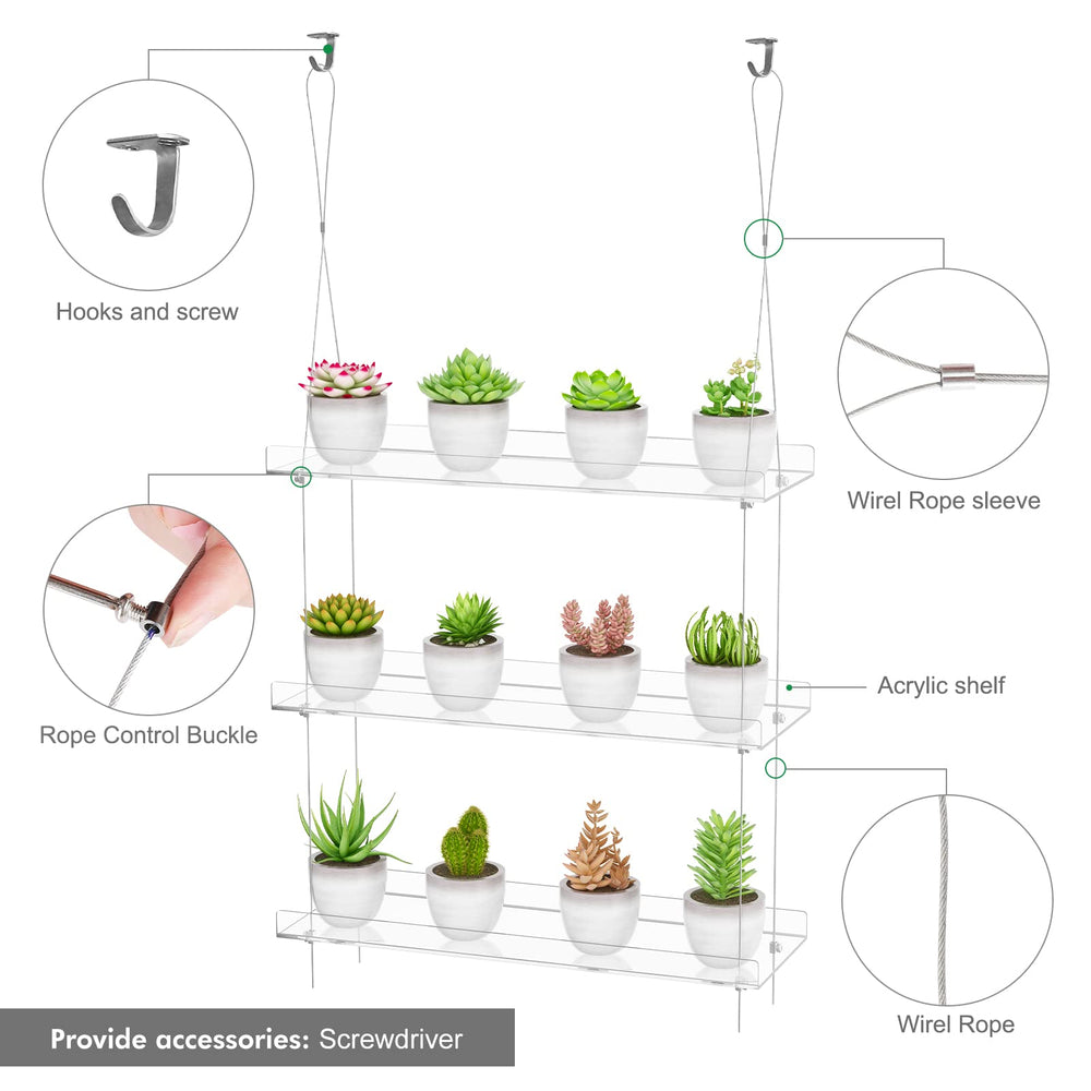 OtNiap middle tier holding propagation trays for easy plant propagation and care
