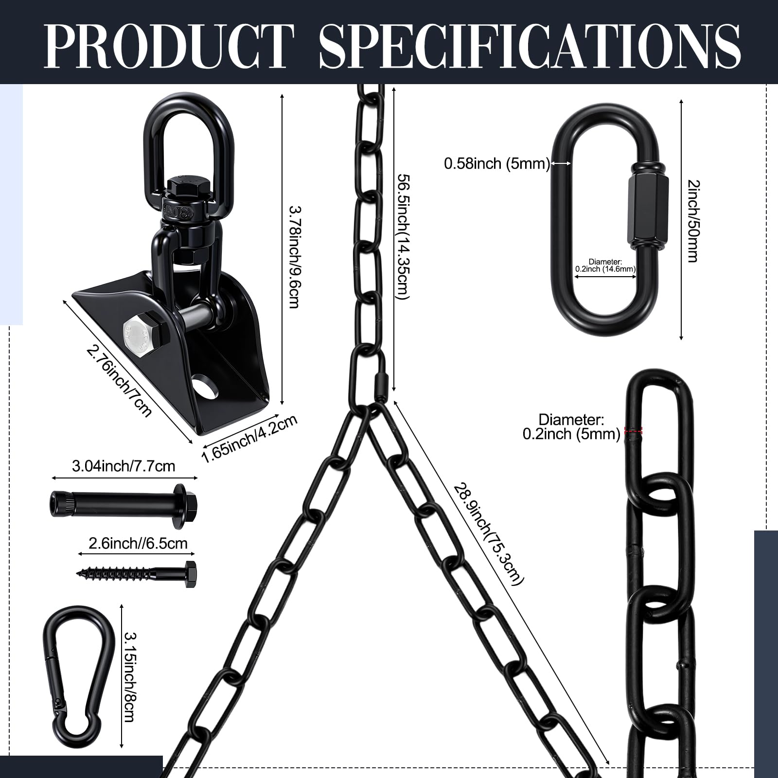 Otoolling chain close-up highlighting zinc plating for durable rust resistance