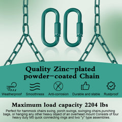 Otoolling chain beside tape measure showing length options