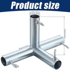Close-up of Otoolling weld bead detail preventing pipe slippage and adding strength