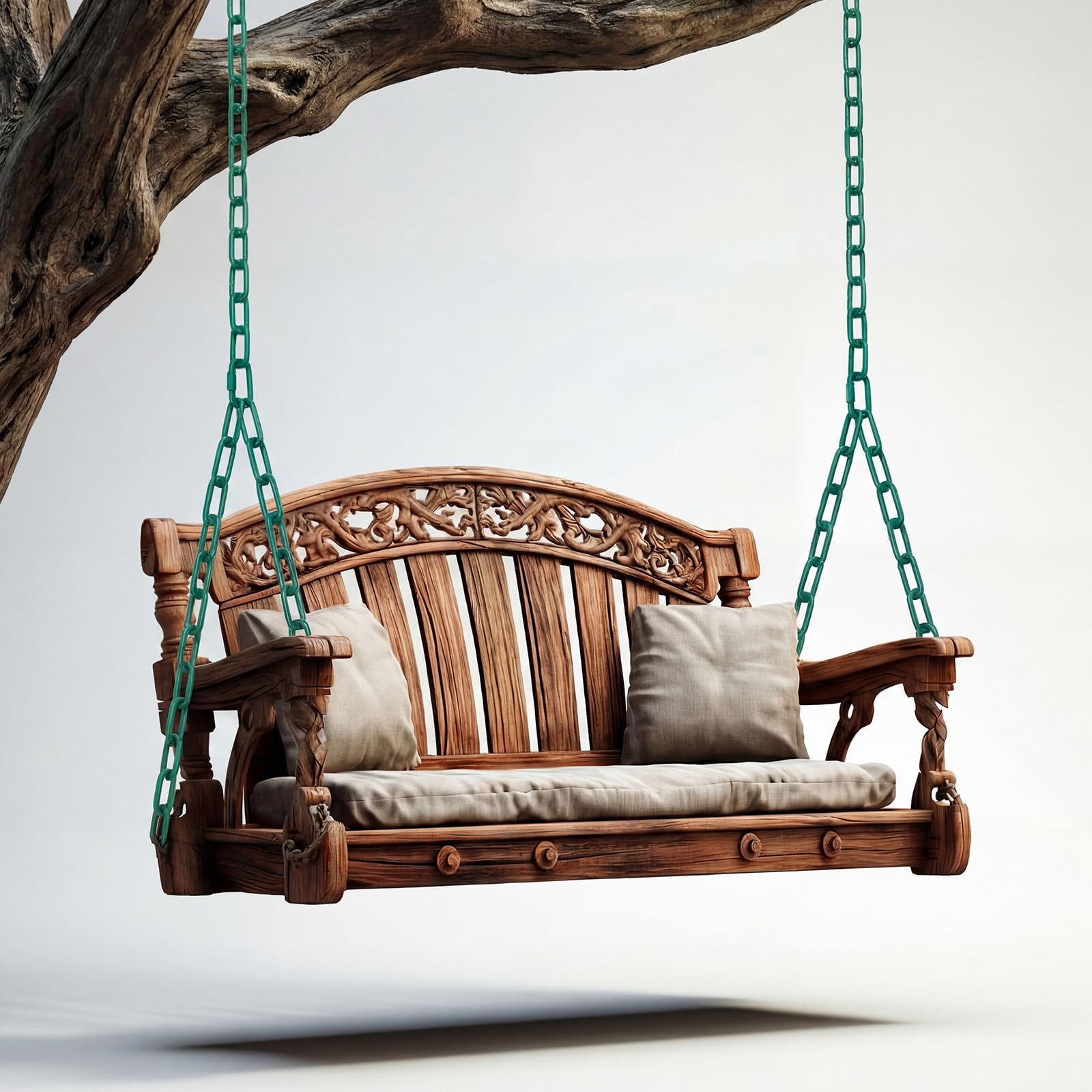 Otoolling indoor hanging chair setup showing quiet smooth swinging