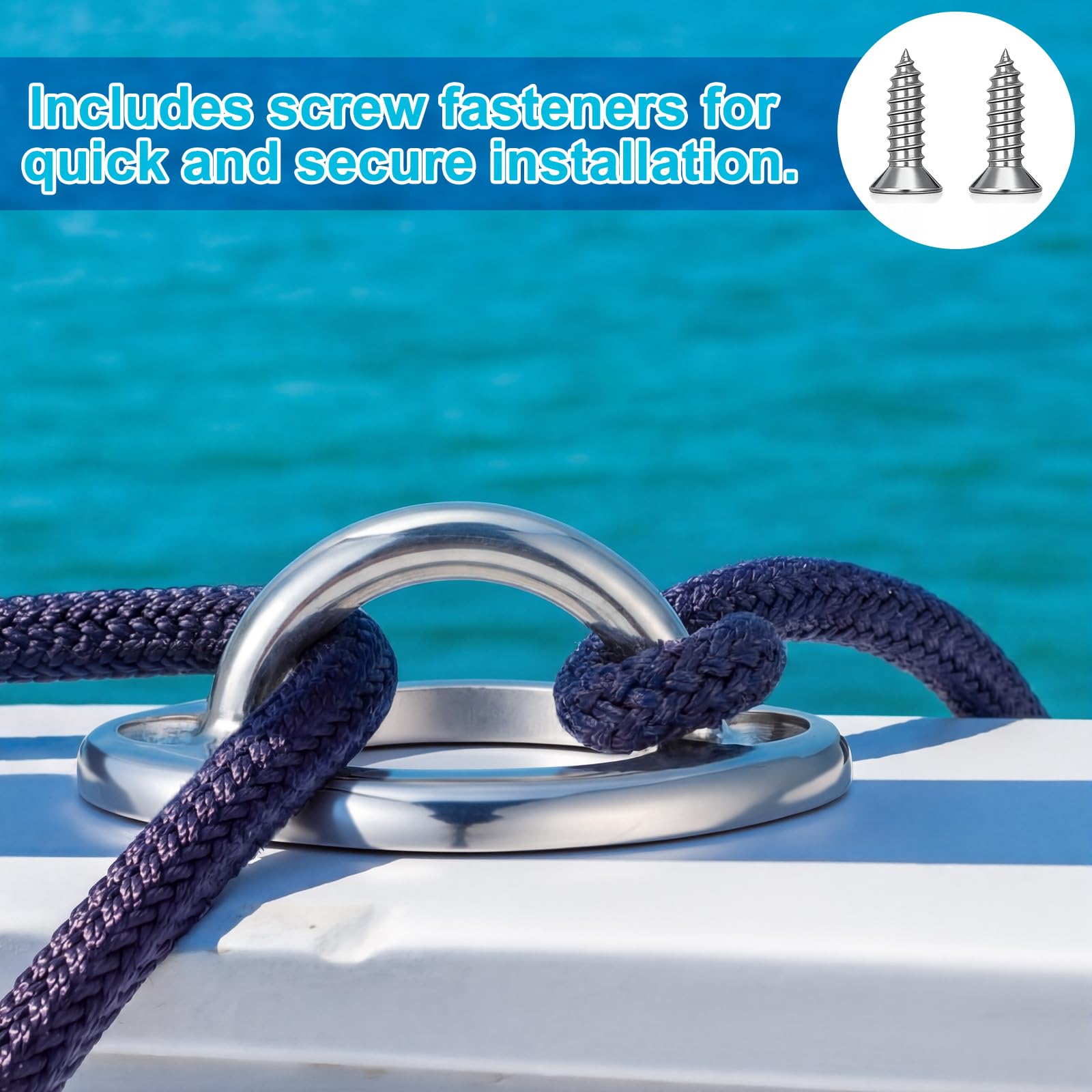 Otoolling lifestyle patio installation showing durable anchors organizing outdoor lines