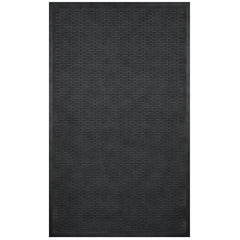 Ottomanson front view mat installed at entry provides reliable outdoor protection