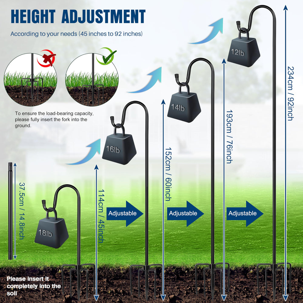 ottsuls close-up five-prong base anchored in soil, superior ground grip
