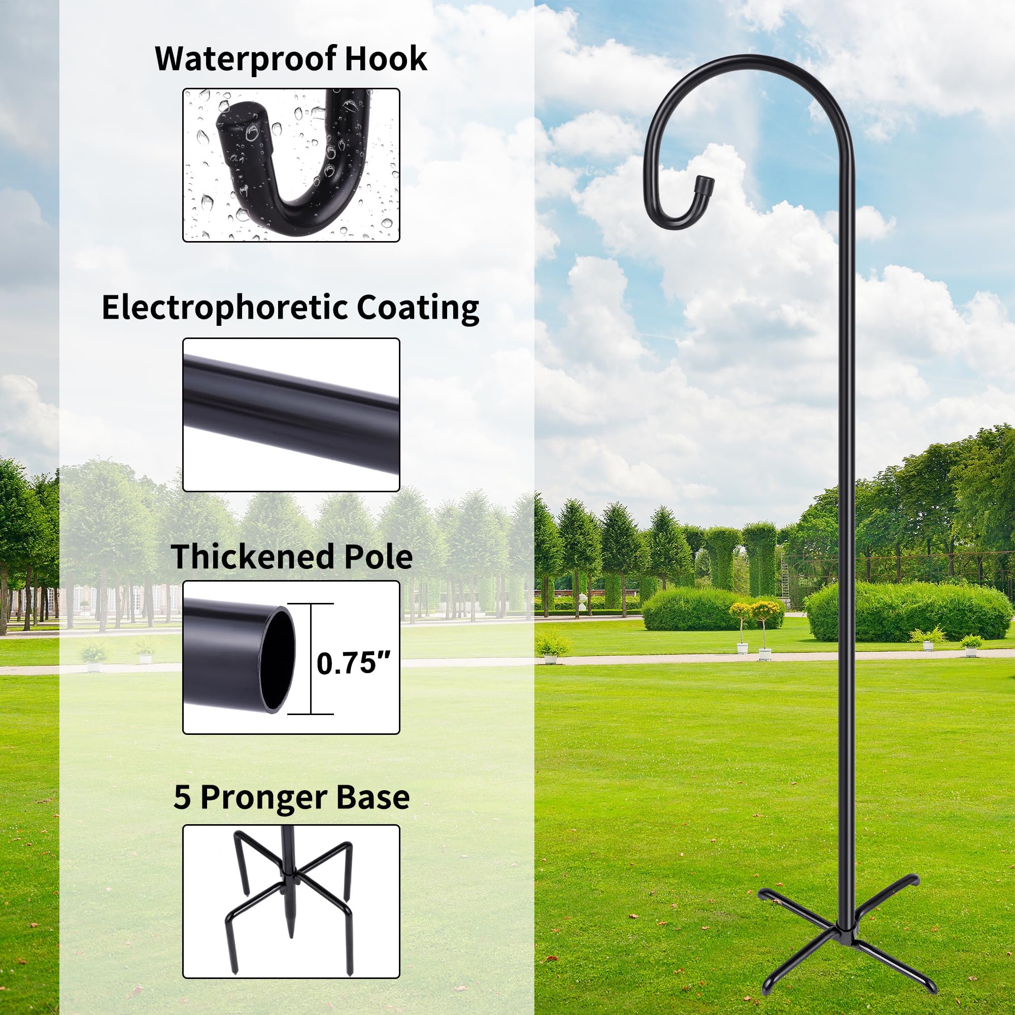 Ottsuls disassembled hook laid flat showing compact storage and transport convenience