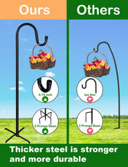 Ottsuls hook holding lantern in garden offering ambient lighting and charm