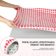 Oudain close-up of flannel backing texture offering grip and padded protection