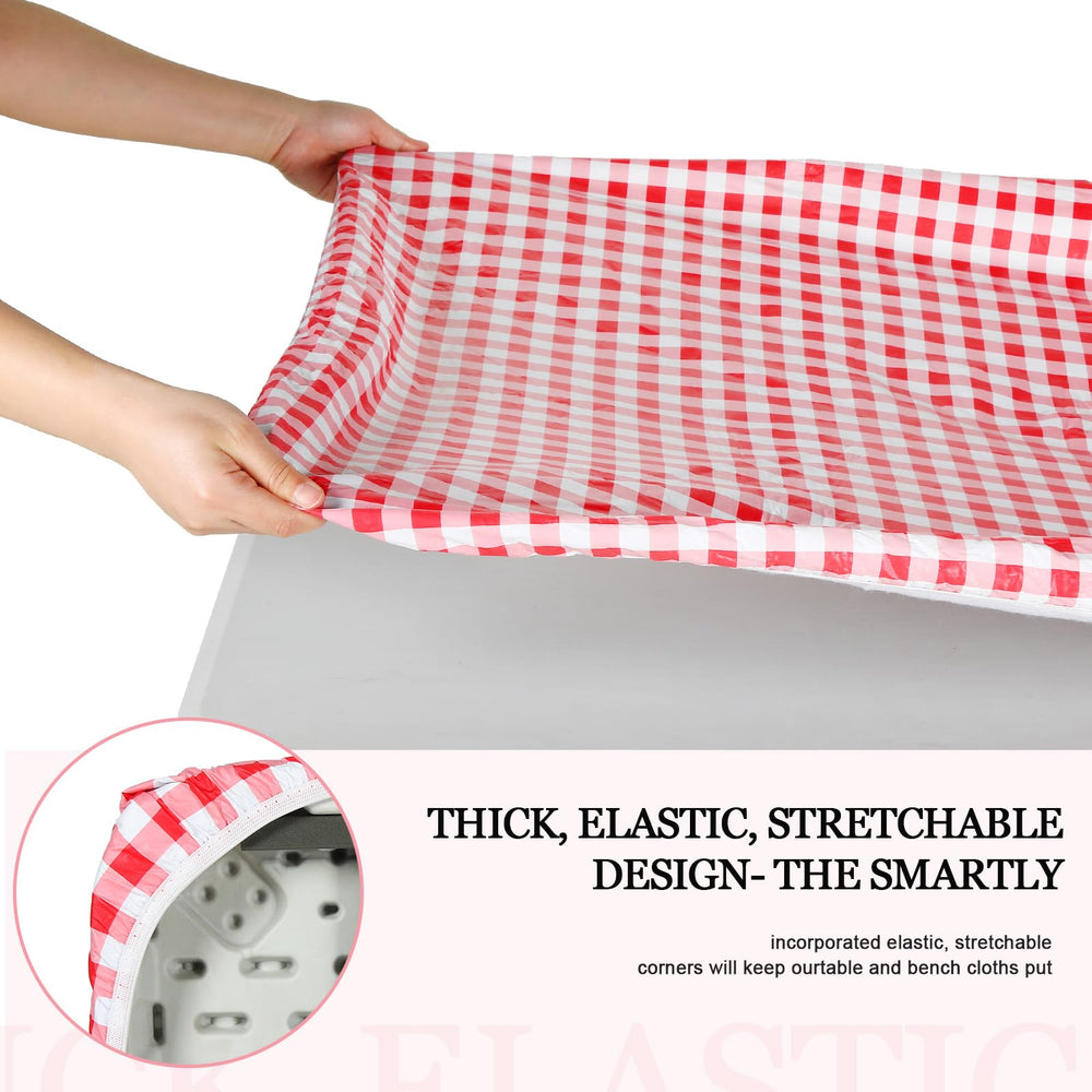 Oudain covers folded and stacked for portable storage convenience
