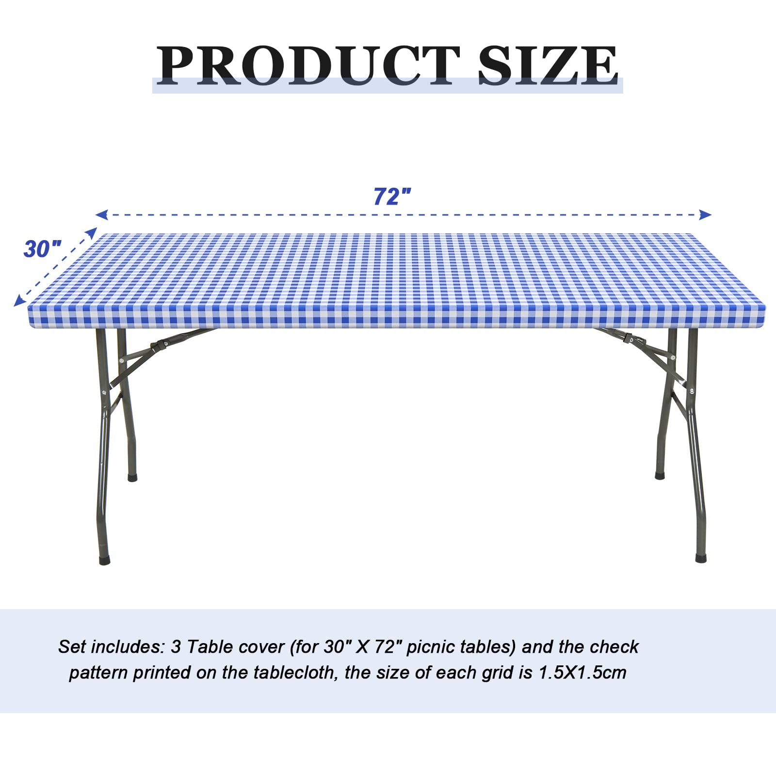 Oudain tablecover in outdoor picnic scene protecting table and looking stylish benefit