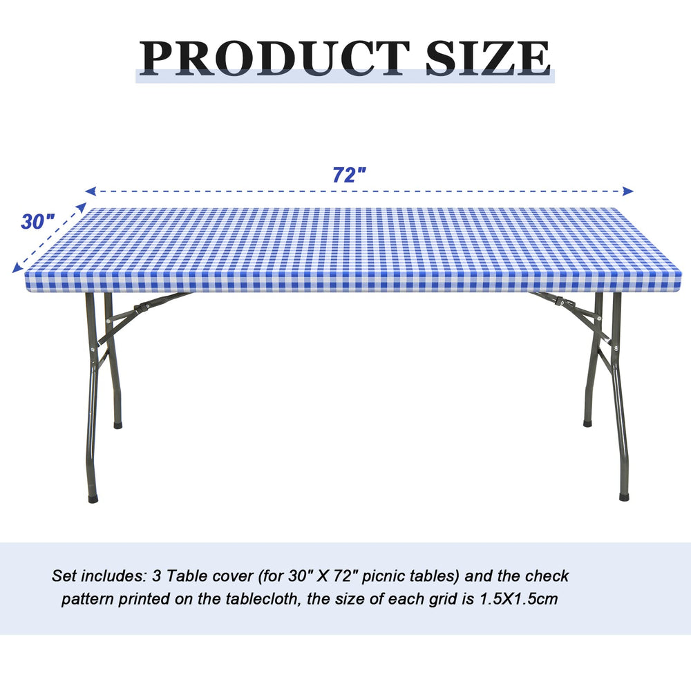 Oudain tablecover in outdoor picnic scene protecting table and looking stylish benefit
