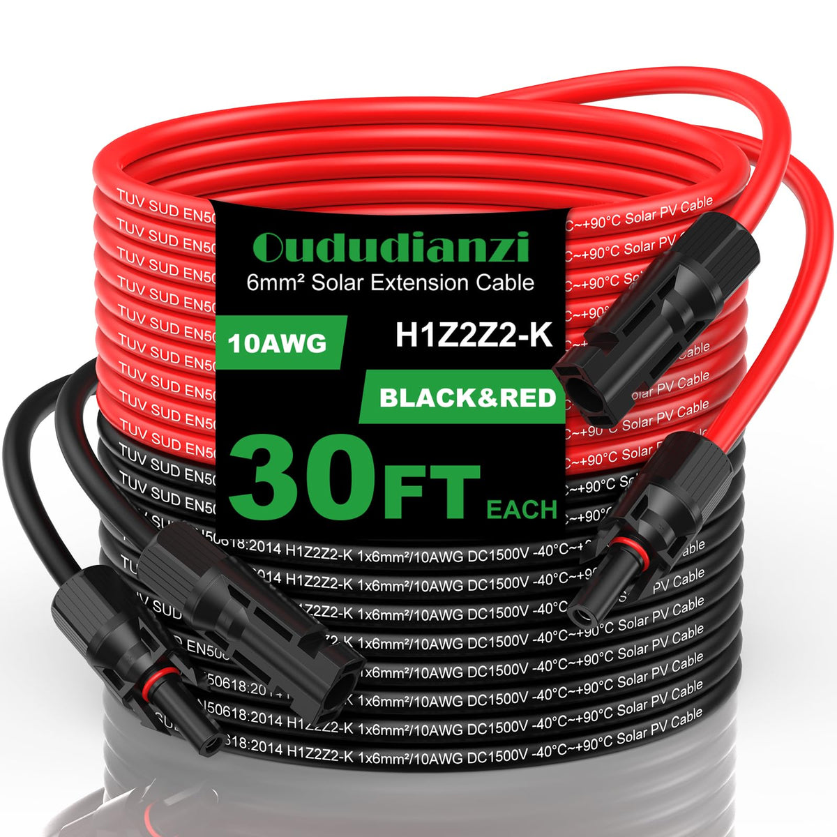 Oududianzi front connectors showing secure locking for safe outdoor use