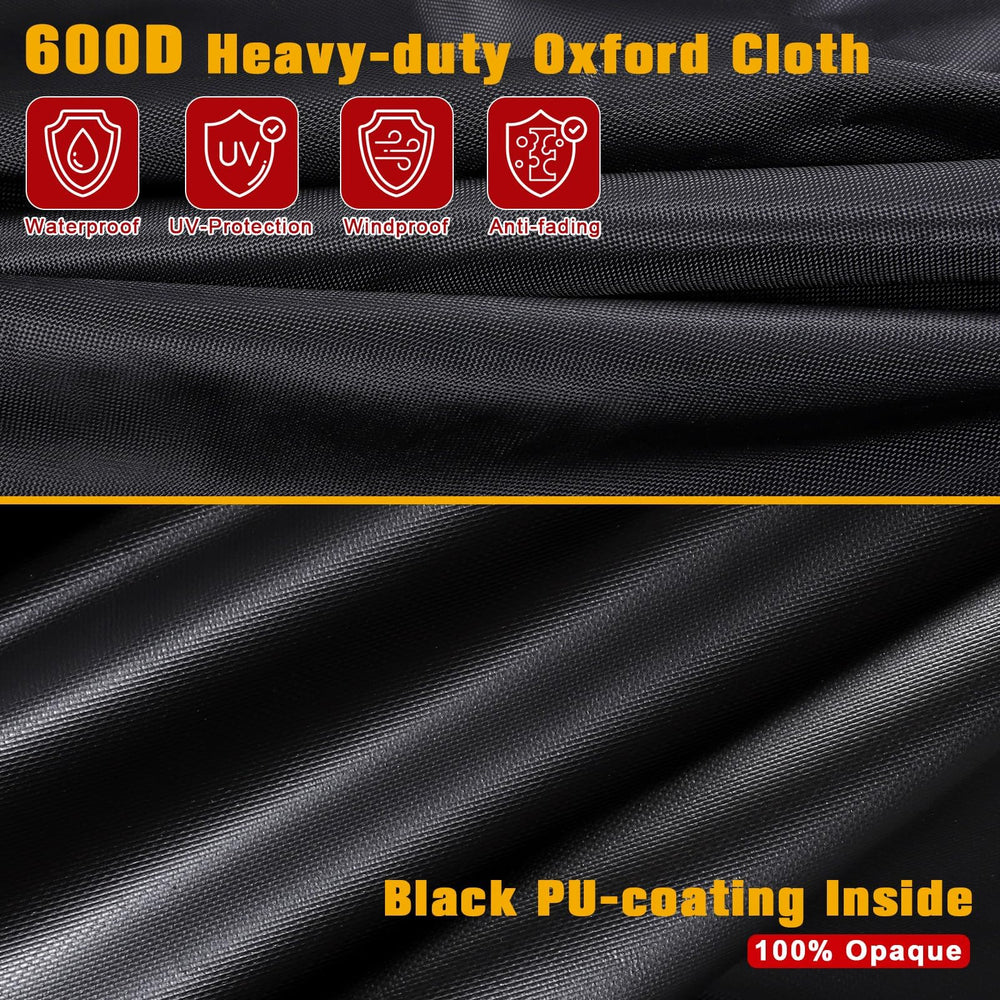 OUMEE elastic hem showing tight fit to prevent wind lift
