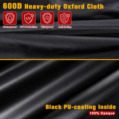 OUMEE elastic hem showing tight fit to prevent wind lift