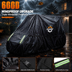 OUMEE reinforced buckle and extra strap securing cover in wind