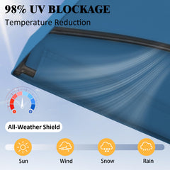 Oungelark canopy installed on swing creating shaded comfortable seating