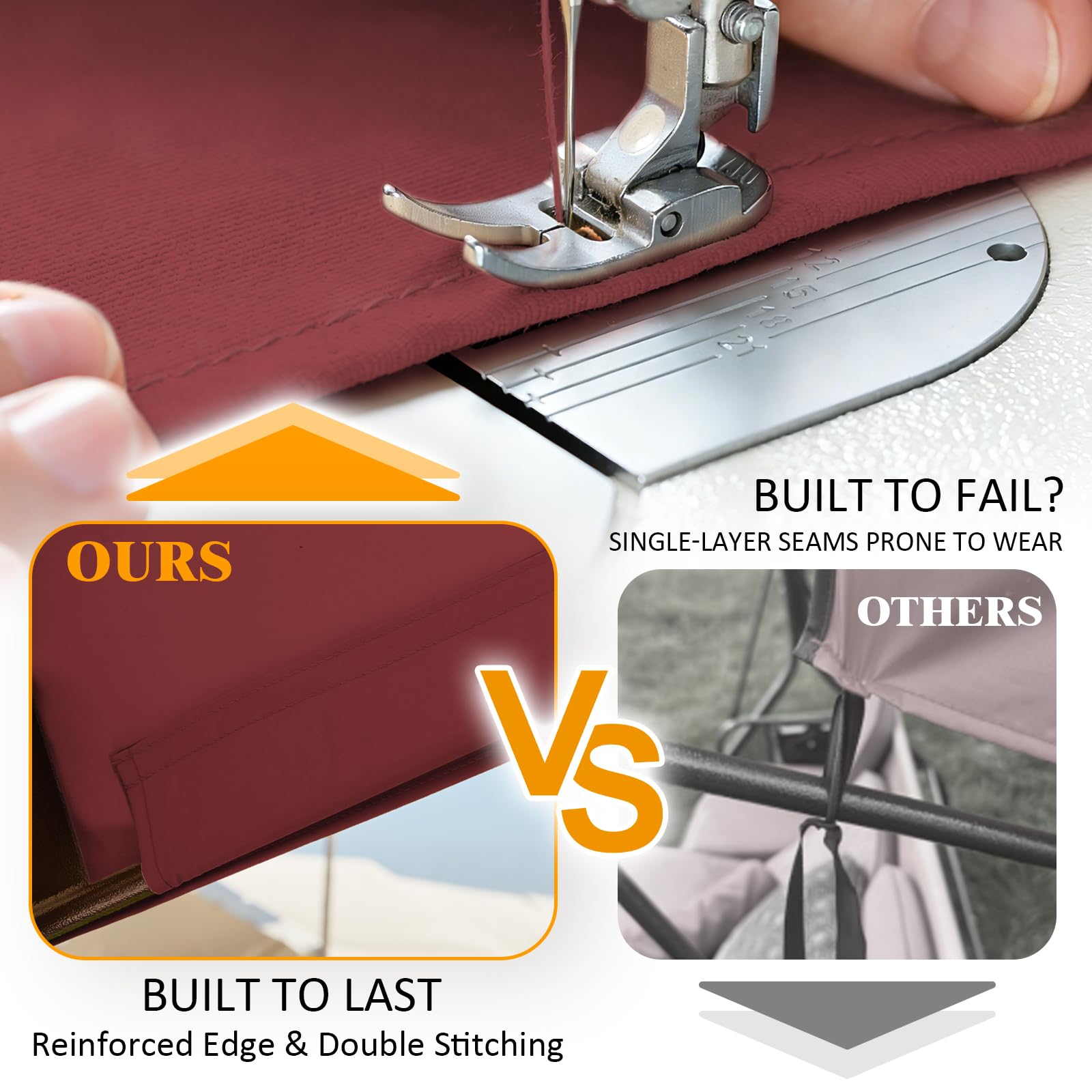 Oungelark widened velcro fastening detail for secure windproof hold