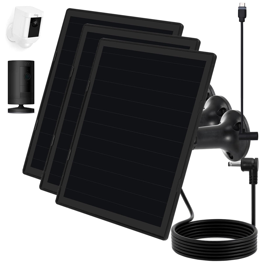 OuOudoit front view of solar panel mounted outdoors showing compact design and durability