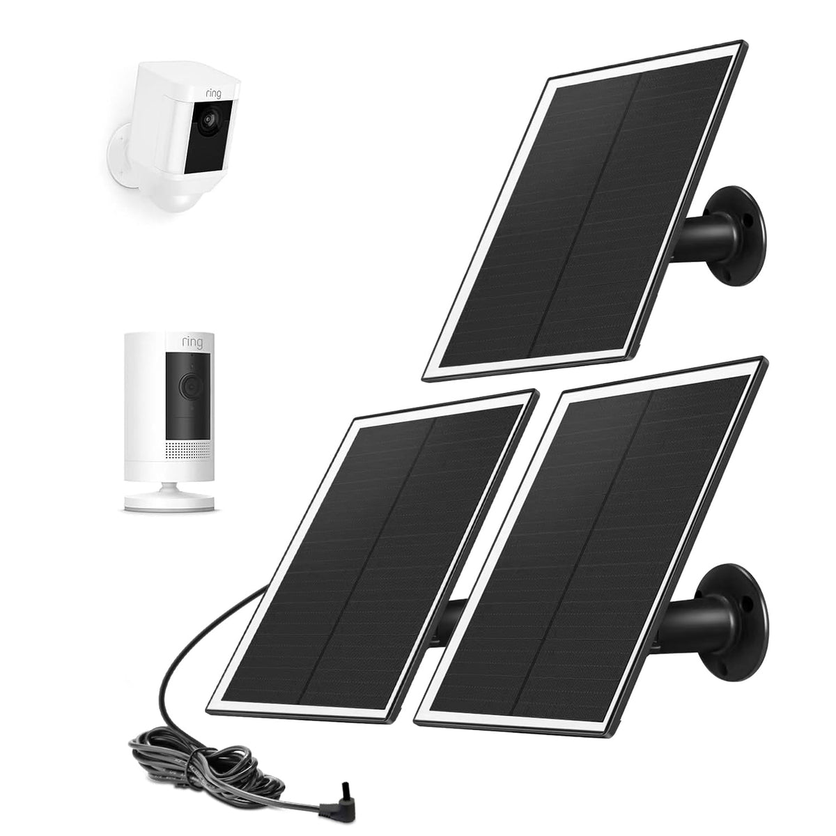OuOudoit front view showing solar panel and weatherproof build for reliable charging