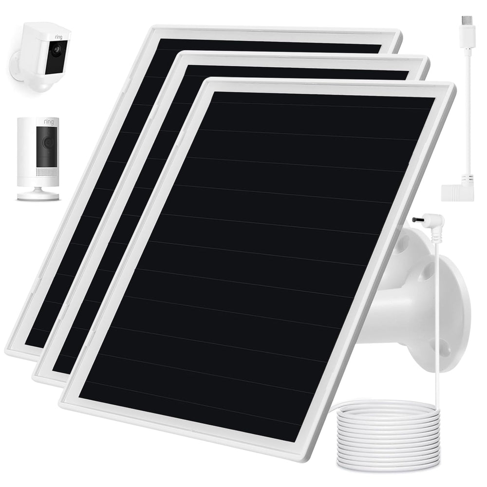 OuOudoit solar panel front view showing clean solar cells for reliable charging