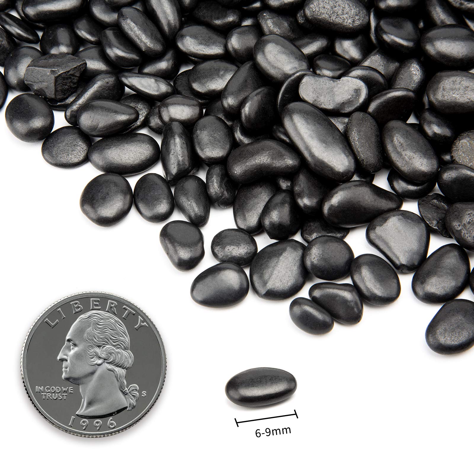 OUPENG close-up of pebble texture highlighting smooth polished finish