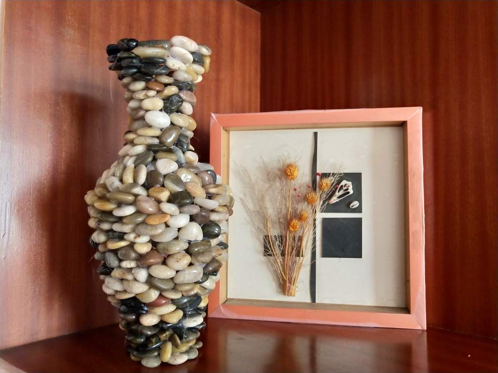 OUPENG pebbles in vase used as decorative filler for home decor