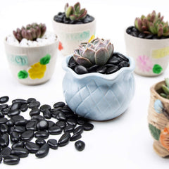 OUPENG pebbles used as vase filler creating a modern decorative base