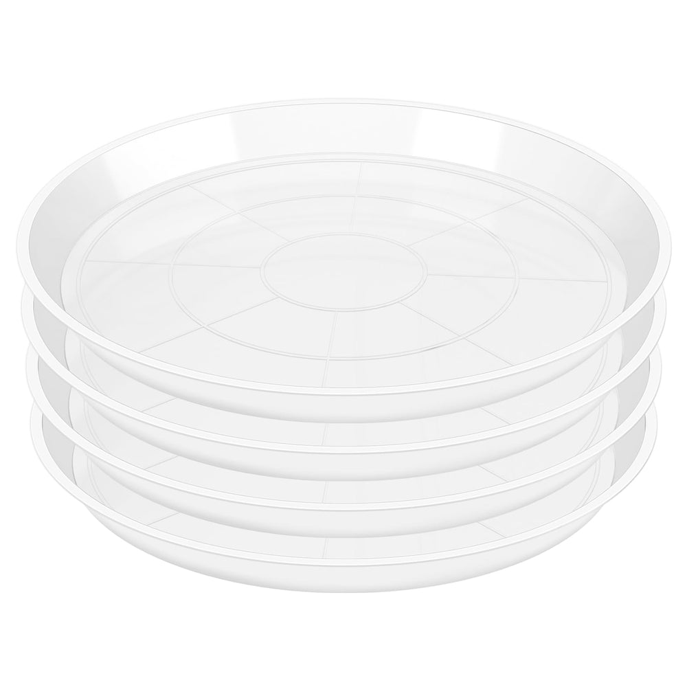 OUPSAUI 18 inch saucer top view showing clear water visibility and protection